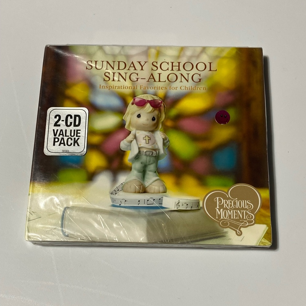 Precious Moments Sunday School Sing-Along 2 CD Set 2012 Kids Inspirational New